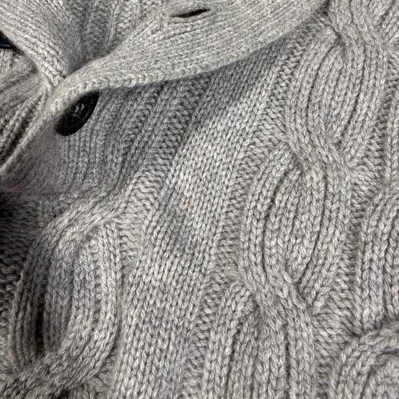 Holland and Sherry Cable Knit 100% Cashmere London Sweater Womens Size Large - Picture 3 of 8
